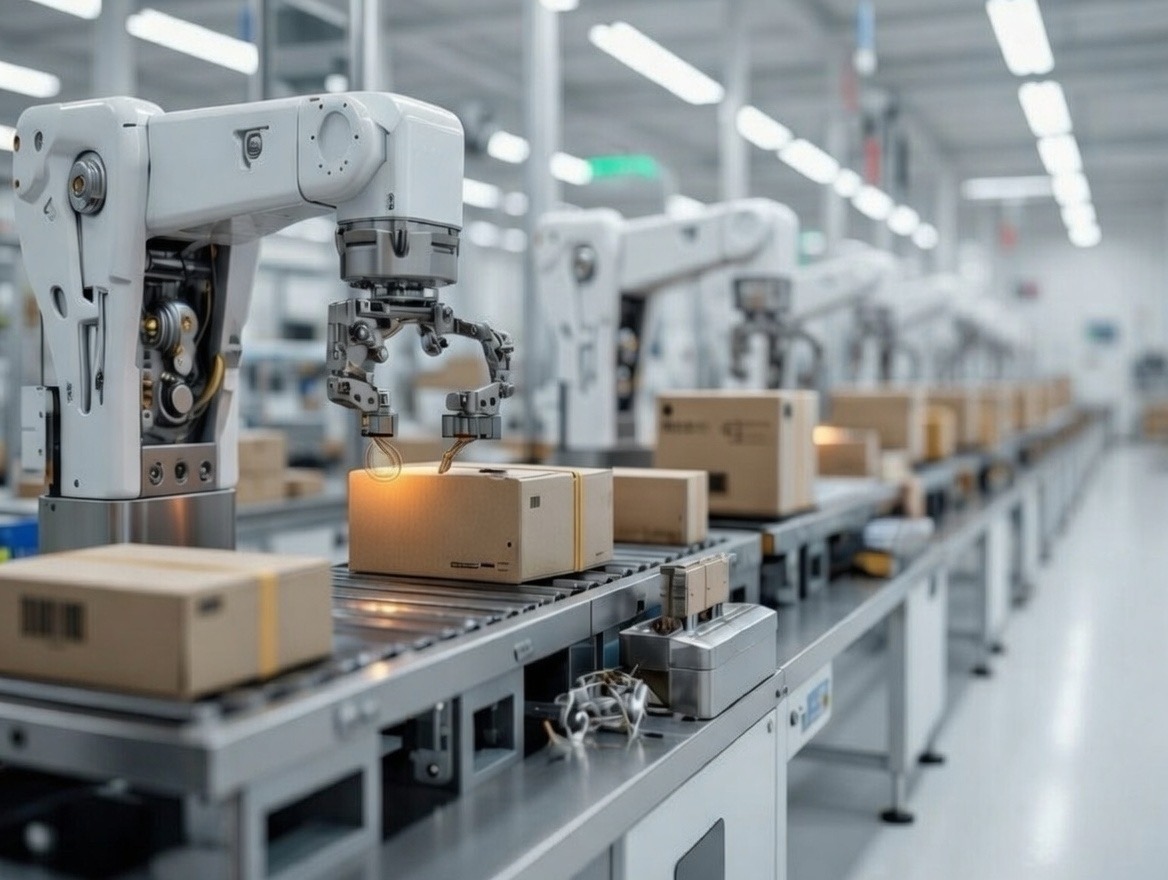 Industrial automation and robotic packaging systems